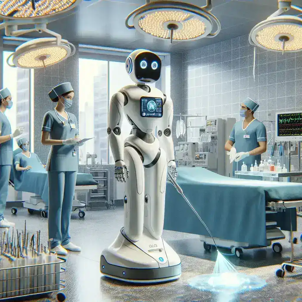 Hospitales madrileños prueban robots autónomos para desinfección de quirófanos